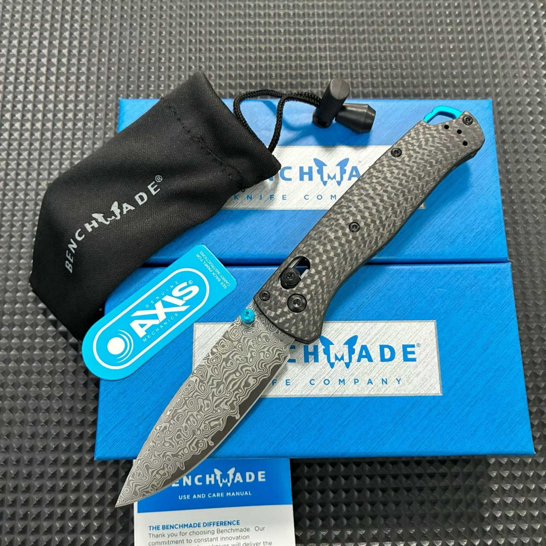 Benchmade Butterfly 535-3 Carbon Fiber Damascus