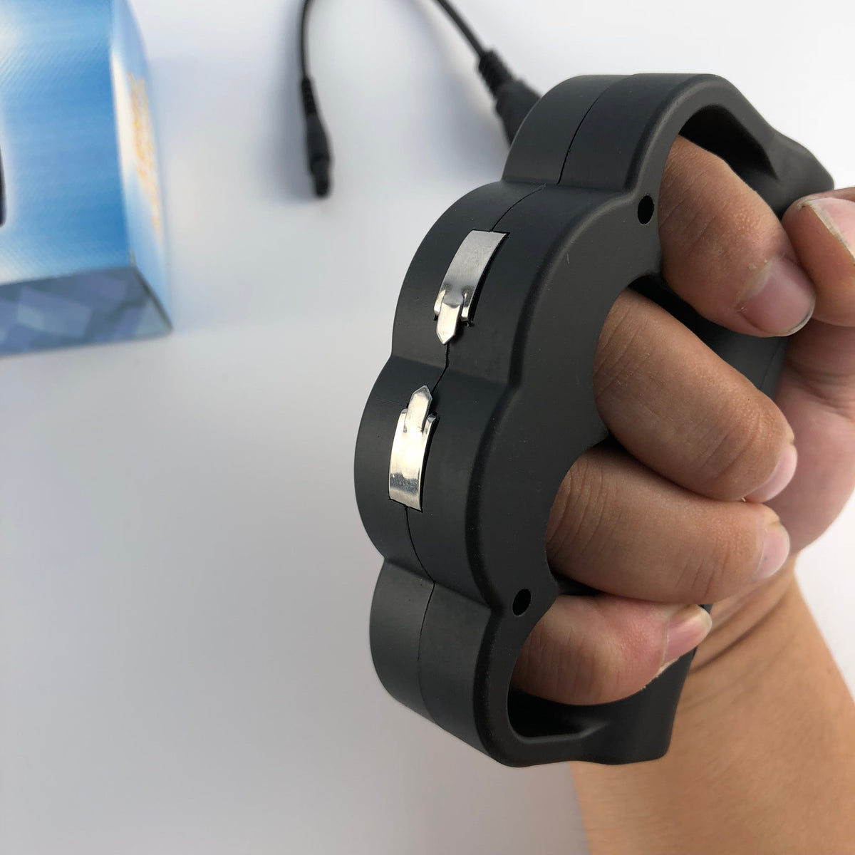 Knuckle Stun Gun - Self Defense Electric Shock Device