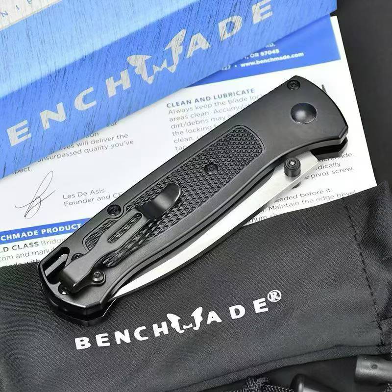 BM 535 Classic Tactical Knife, Camping Survival Pocket Knife, EDC Self‑Defense Tool