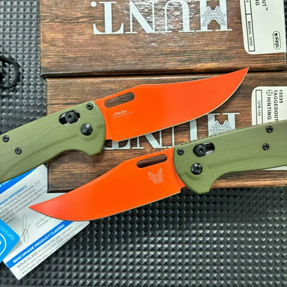 Butterfly 15535 Folding Knife, Green G10 Handle
