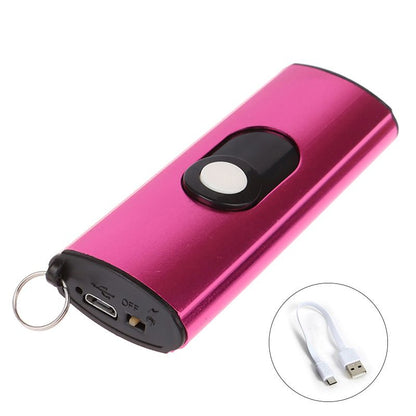 1602 Mini UsB Tactical Flashlight Stun Gun Keychain