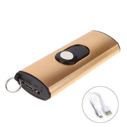 1602 Mini UsB Tactical Flashlight Stun Gun Keychain