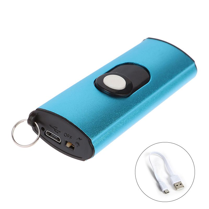 1602 Mini UsB Tactical Flashlight Stun Gun Keychain