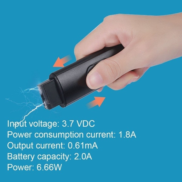 1602 Mini UsB Tactical Flashlight Stun Gun Keychain