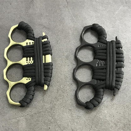 Non-slip Line Knuckle Duster Self-Defense EDC Tool