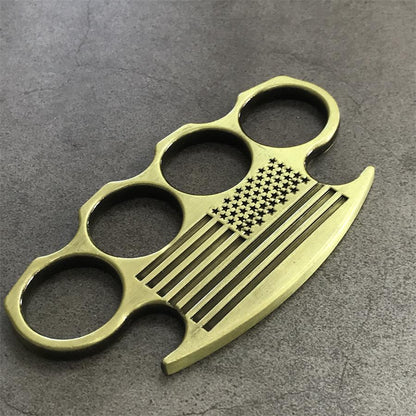 Non-slip Line Knuckle Duster Self-Defense EDC Tool