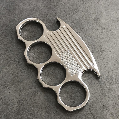 Non-slip Line Knuckle Duster Self-Defense EDC Tool