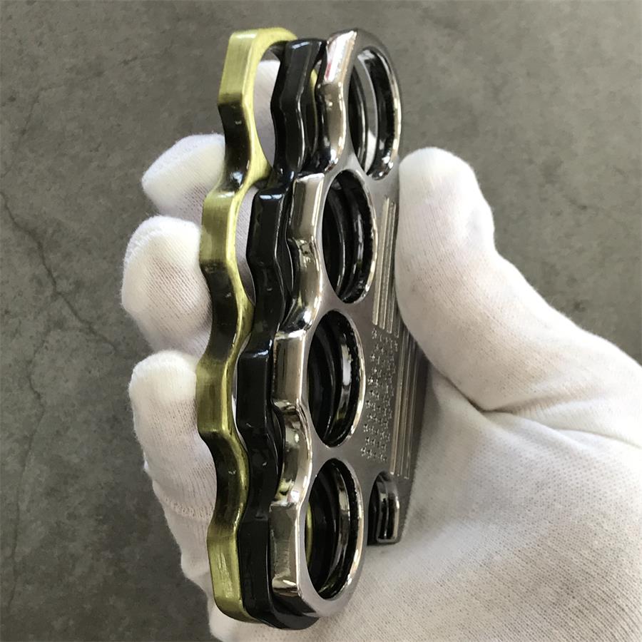 Non-slip Line Knuckle Duster Self-Defense EDC Tool