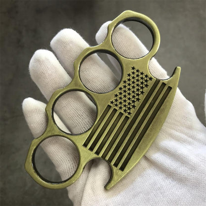 Non-slip Line Knuckle Duster Self-Defense EDC Tool