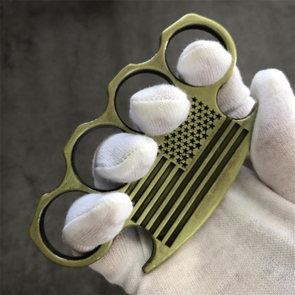Non-slip Line Knuckle Duster Self-Defense EDC Tool