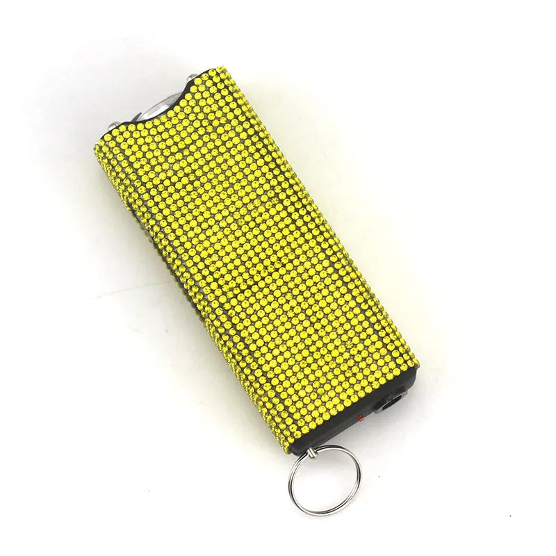 Bling-Jeweled Stun Gun Electroshocker Self Defense Keychain
