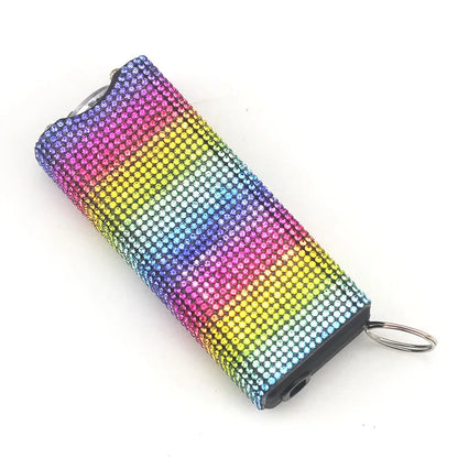 Bling-Jeweled Stun Gun Electroshocker Self Defense Keychain