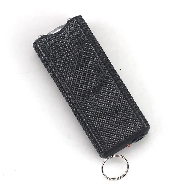Bling-Jeweled Stun Gun Electroshocker Self Defense Keychain