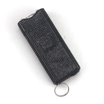 Bling-Jeweled Stun Gun Electroshocker Self Defense Keychain