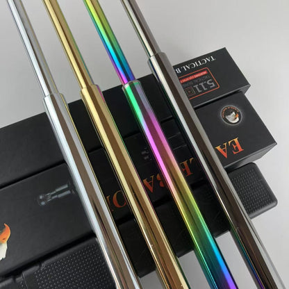 Self-defense three-section telescopic stick
