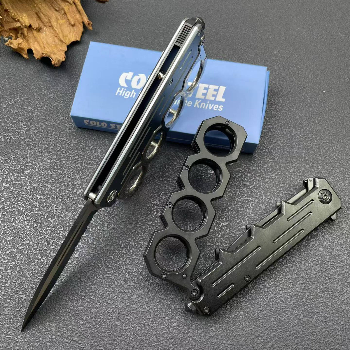 Knuckle style Tactical spring Assisted Open Folding Pocket Knife