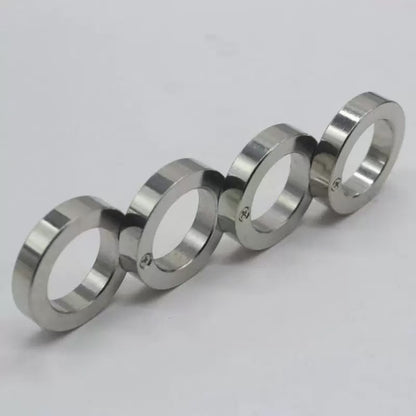ZINC ALLOY FOLDING BRASS KNUCKLES SELF-DEFENSE TOOL