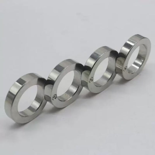 ZINC ALLOY FOLDING BRASS KNUCKLES SELF-DEFENSE TOOL