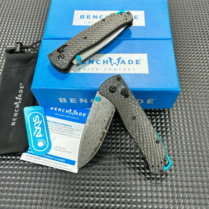 Benchmade Butterfly 535-3 Carbon Fiber Damascus