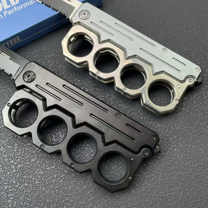 Knuckle style Tactical spring Assisted Open Folding Pocket Knife