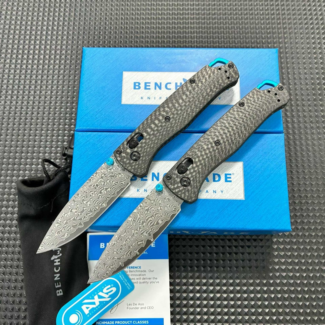 Benchmade Butterfly 535-3 Carbon Fiber Damascus