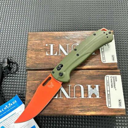 Butterfly 15535 Folding Knife, Green G10 Handle
