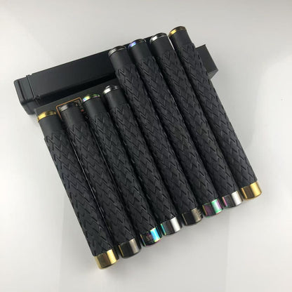 Self-defense three-section telescopic stick