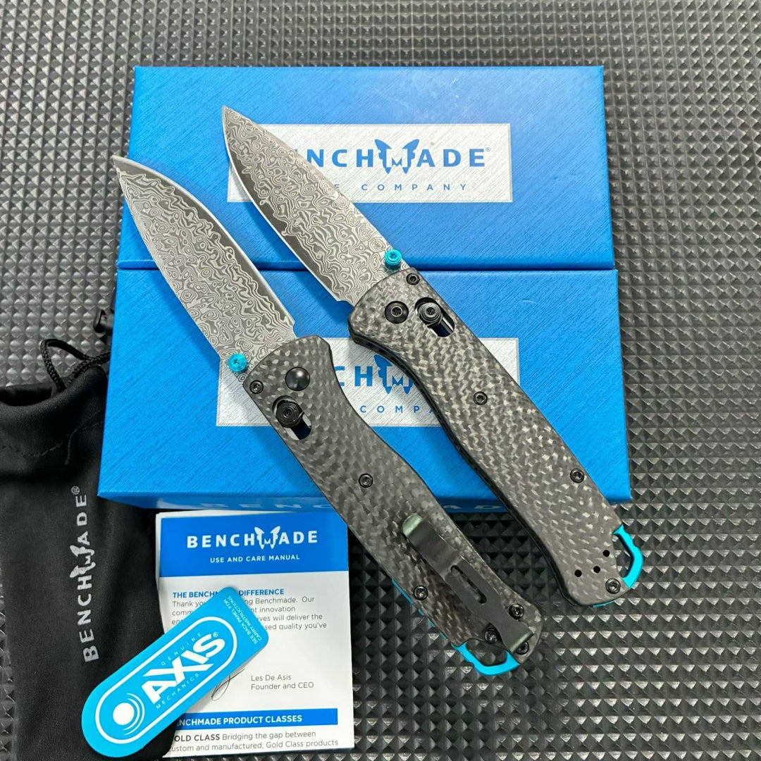 Benchmade Butterfly 535-3 Carbon Fiber Damascus
